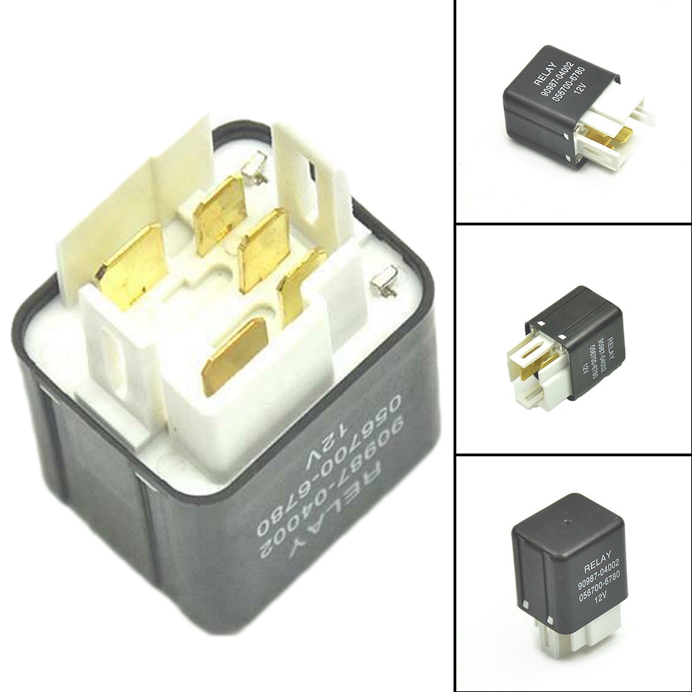 1 Rơ Le Động Cơ Thổi Chính ABS 5Pin 90987-04002 056700- 6780 Vừa Vặn Cho Toyota