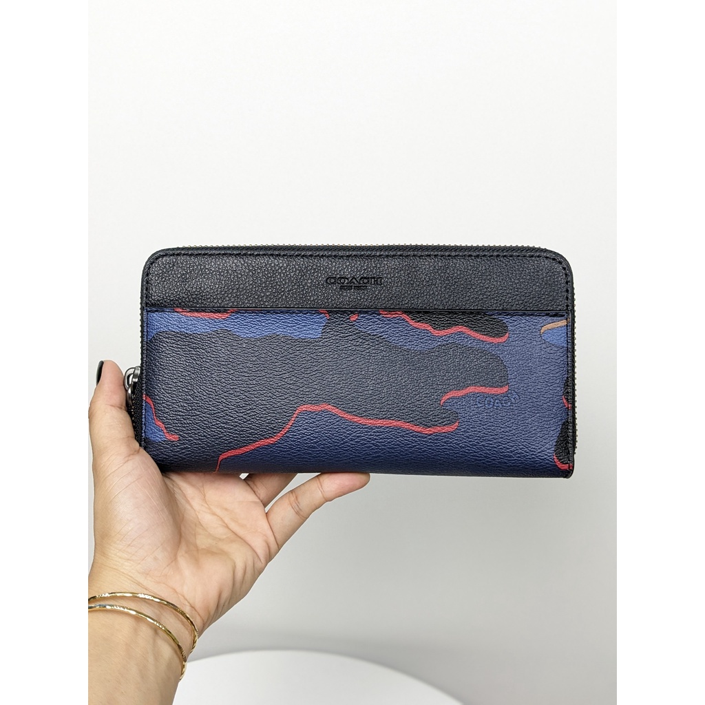 Ví COACH F31508 camo xanh