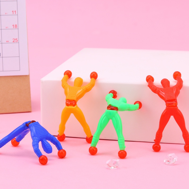 Người Nhện Leo Tường, Đồ Chơi Siêu Nhân Dính Tường Vui Nhộn Cho Bé