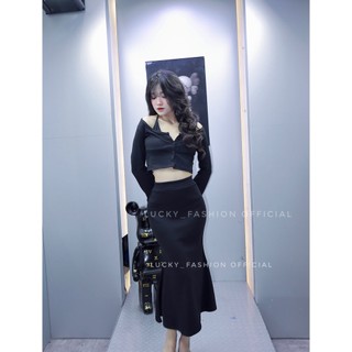 Chân Váy Đuôi Cá,2 màu trẻ trung (ảnh thật)