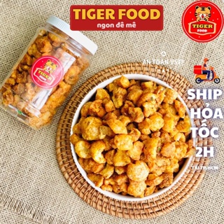 Tóp mỡ mắm tỏi 150g tiger food tóp mỡ nguyên da chiên giòn sốt mắm tỏi ớt - ảnh sản phẩm 1