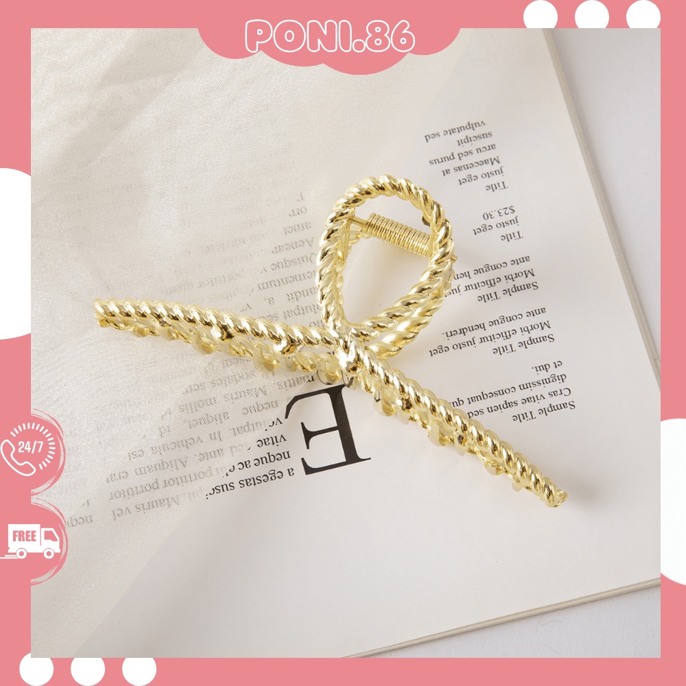 Kẹp tóc cặp tóc càng cua Hàn Quốc đính ngọc nhiều kiểu