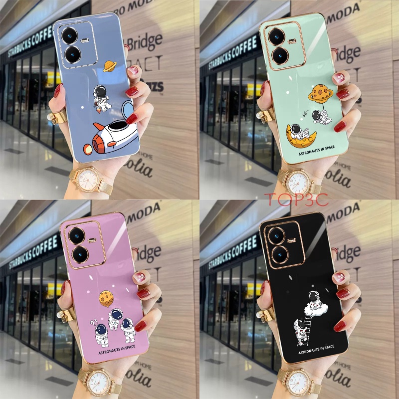 Ốp lưng Vivo y22s Ốp Điện Thoại Họa Tiết Nasa Cho Vivo Y22 Y21 Y21s Y33S t1x Y20 Y12S Y12A Y20S G Y16 Y15S Y01 Y01A Y12 Y11 Y02S Y17 Y15 u10 xq