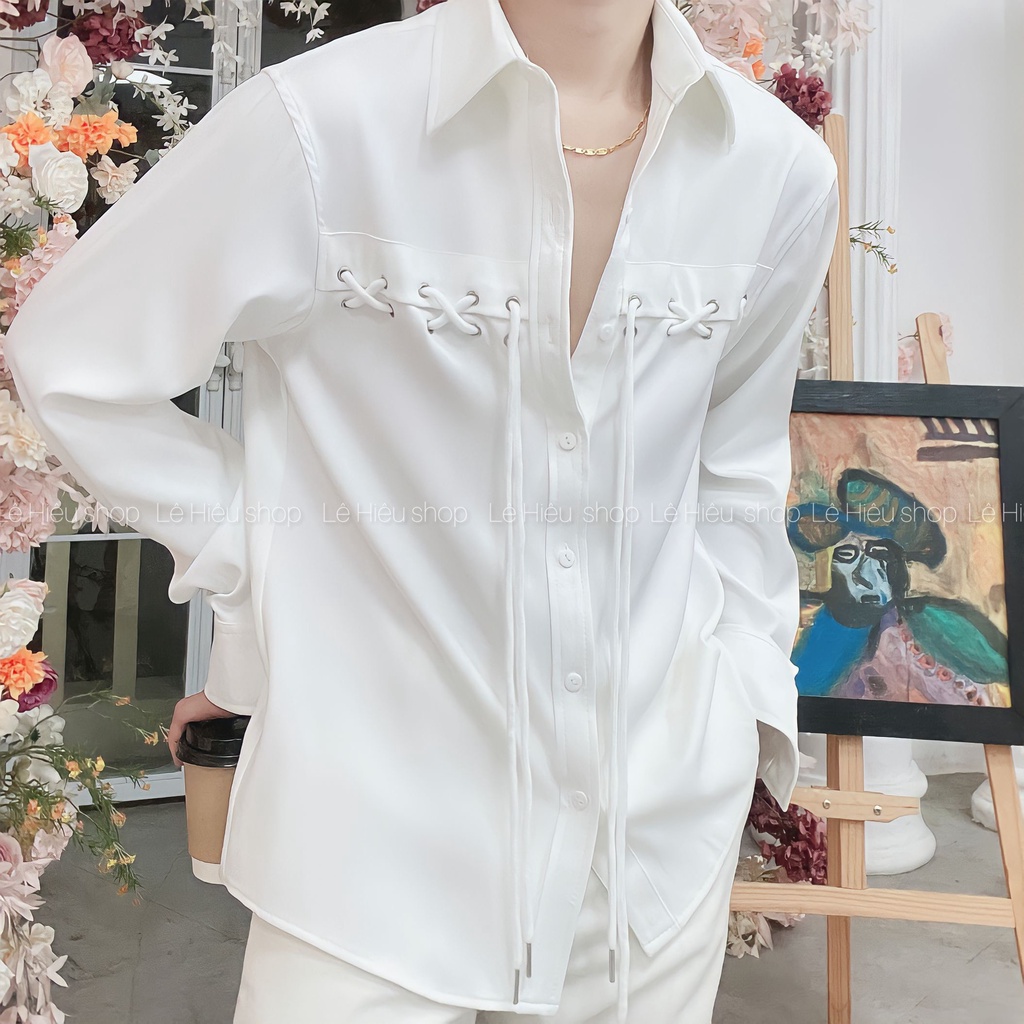 Áo sơmi nam hàn quốc from rộng s234