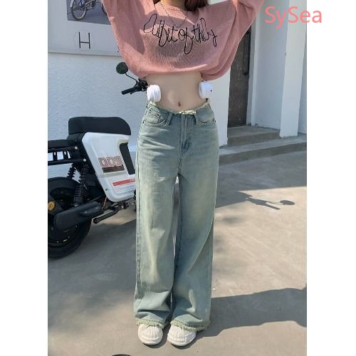 Quần Baggy Lưng Cao Ống Rộng Thời Trang Mùa Thu Cho Nữ