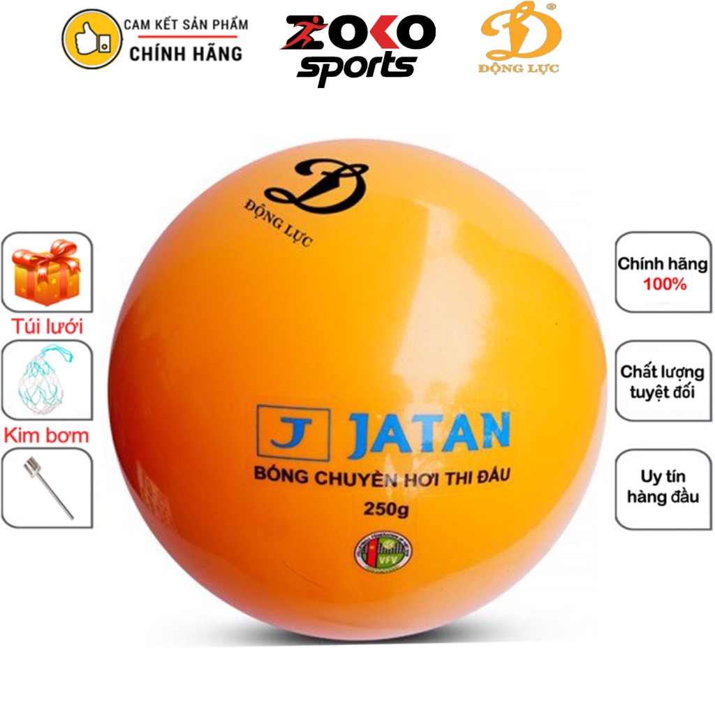 Bóng chuyền hơi 250g Động Lực Jatan , thi đấu chính thức giải vô địch Quốc gia của Liên Đoàn bóng chuyền VFV -ZOKO SPORT