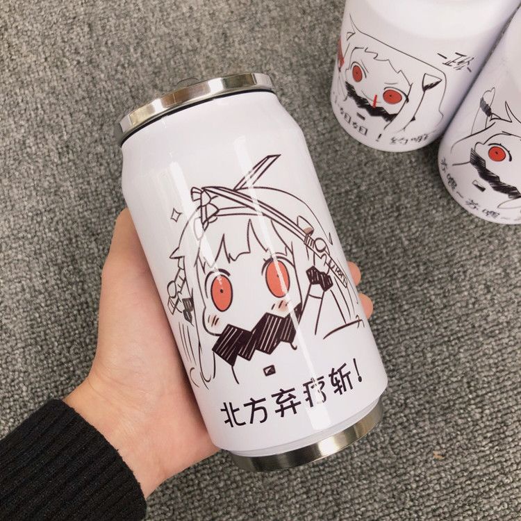 Cốc Giữ Nhiệt Soda. Bình Nước Giữ Nhiệt Hai Chiều Họa Tiết Hoạt Hình anime Dễ Thương Cho Nam Và Nữ
