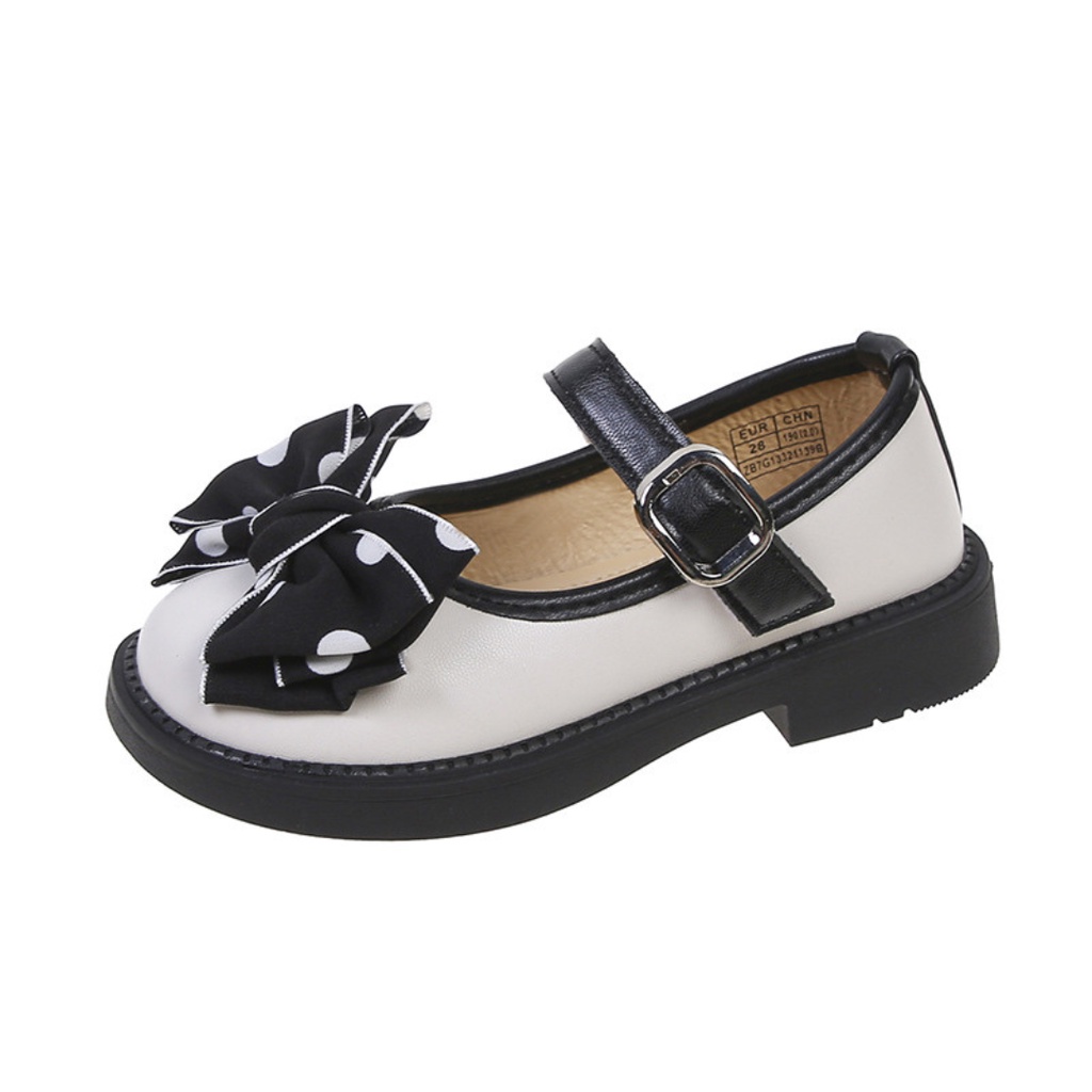 Giày búp bê bé gái Giày búp bê đính nơ dễ thương cho bé gái