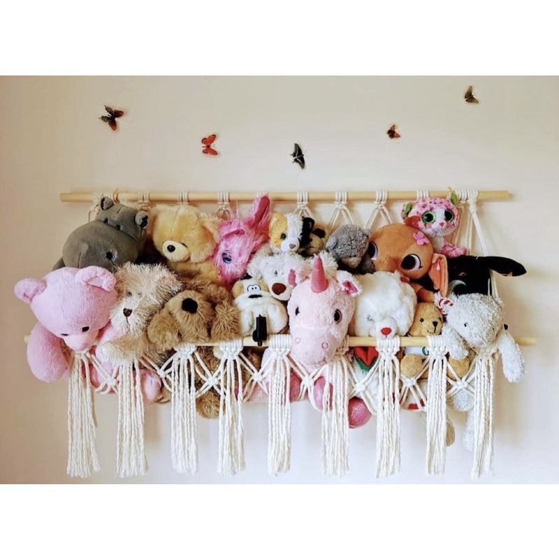 Túi lưới đựng thú bông, túi handmade kích thước 70cm -100cm