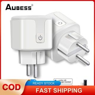 Smart Plug 16A WIFI Wireless Remote Socket No Gateway Voice Control EU Home Fire Retardant PC Smart Power Socket