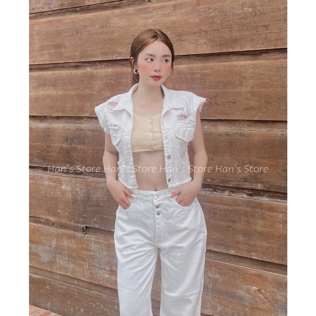 ÁO KHOÁC GHILE FORM CROPTOP BẢNG MÀU SIÊU XINH ( ẢNH THẬT )