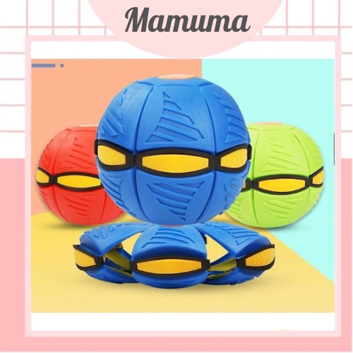 Đồ chơi bóng ma thuật biến hình thành đĩa bay UFO cho bé, banh bóng ném tự nảy bật lò xo - Mamuma Store