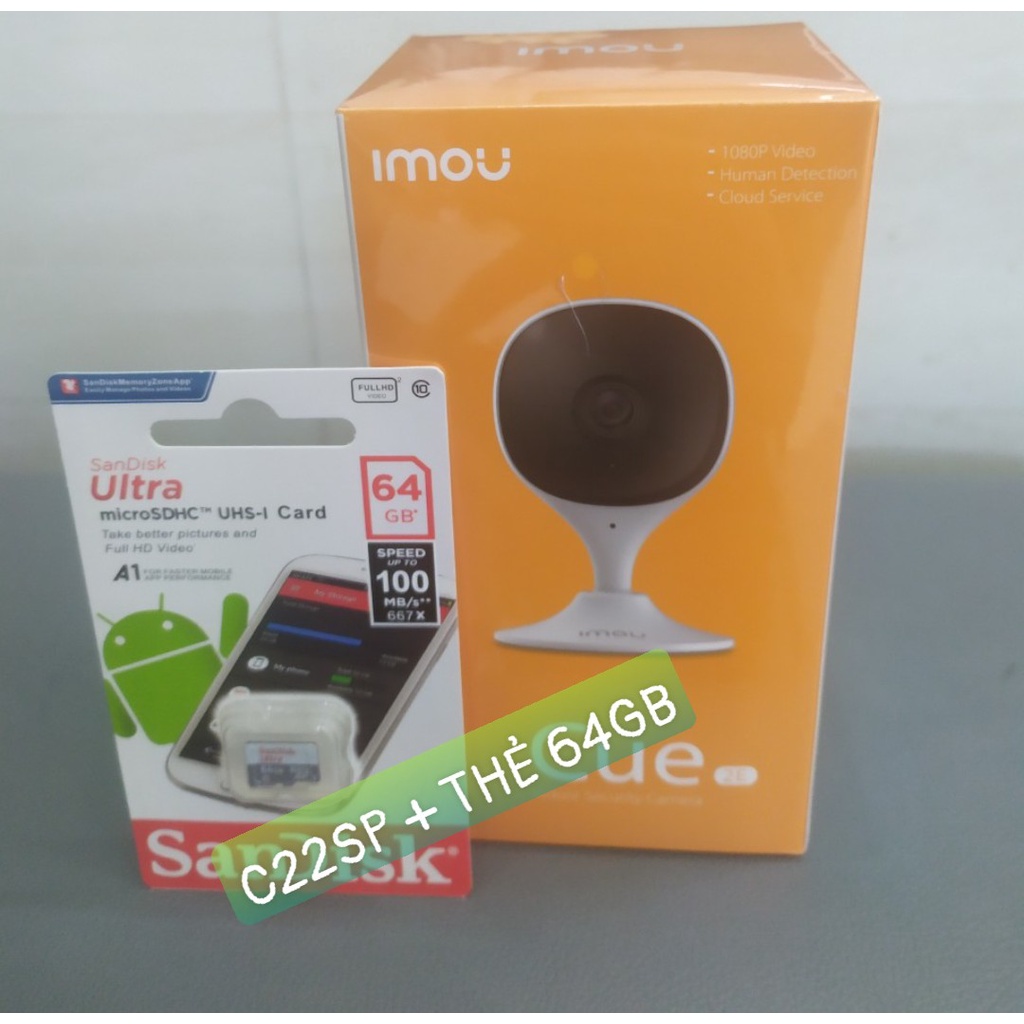 Camera IP Wifi Imou C22EP hoặc C22SP, Đàm thoại 2 chiều, Báo động chống trộm, Chính hãng Fullbox 100%