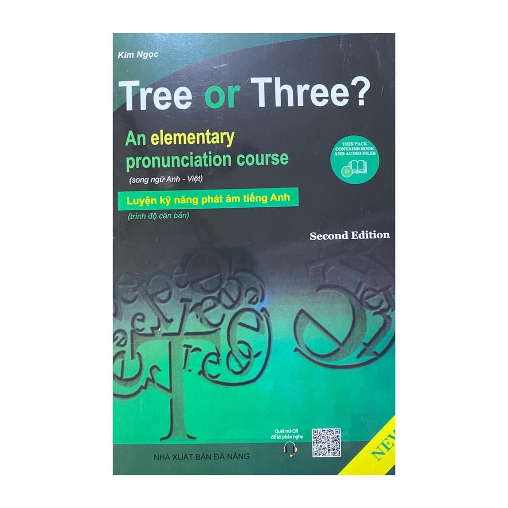 Sách - Tree or Three An elementary pronunciation course : Luyện kỹ năng phát âm tiếng anh ( MTV )