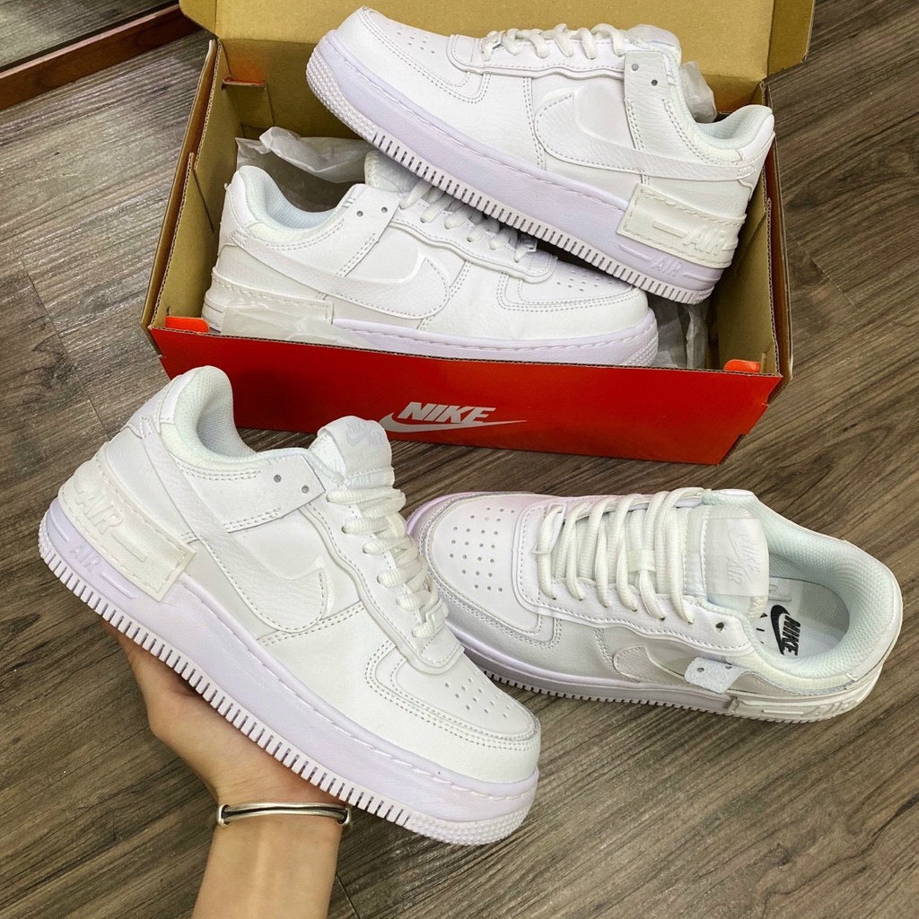 Giày thể thao AF1 shadow trắng cao cấp_Hàng Trung full box full phụ kiện_ Af1 mới nhất 2022_tặng kèm hộp bảo vệ 11