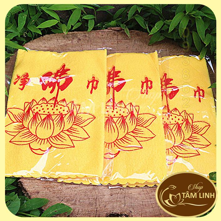 Khăn lau bàn thờ Hoa Sen