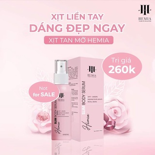 Kem Hủy Mỡ HEMIA - Siêu Phẩm Slim Body Serum Giúp Giảm Mỡ Các Vùng Bụng, Đùi, Bắp Tay, Chân