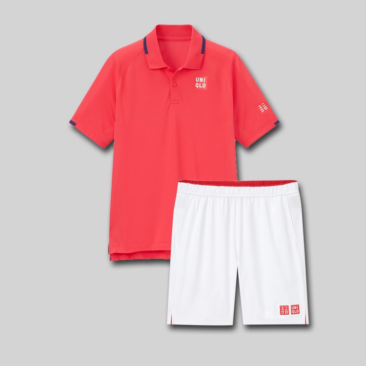 Bộ thể thao tennis Uniqlo Federer Roland Garros 2021- 426625