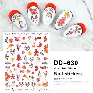 Sticker noen trang trí móng