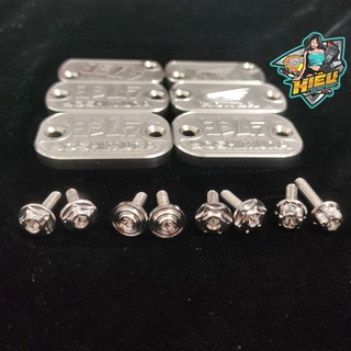 Nắp dầu inox304 tặng kèm ốc salaya gắn cho mọi loại xe yamaha - honda