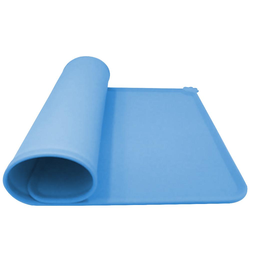Khay Đựng Thức Ăn Cho Thú Cưng Bằng Silicone Chống Thấm Nước