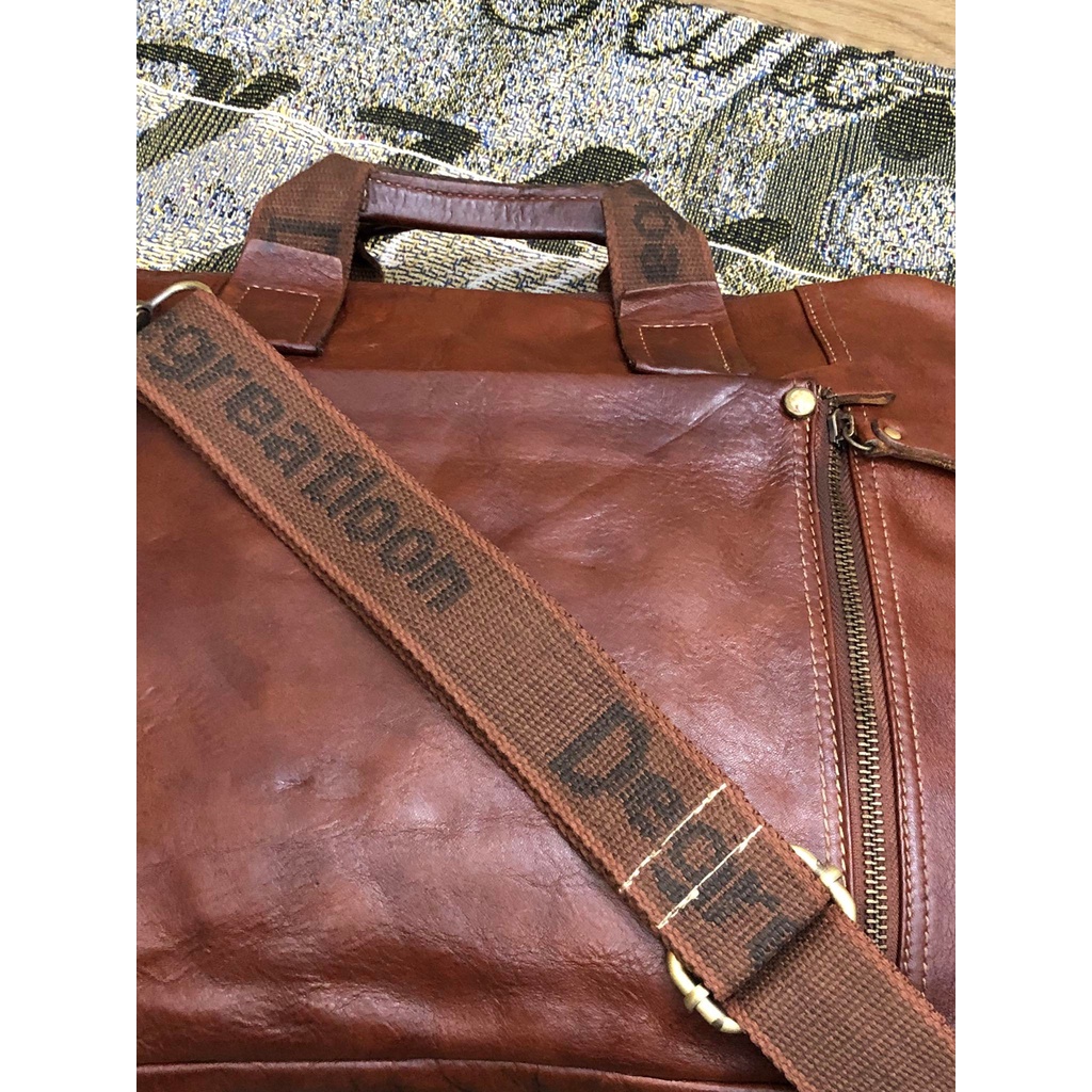 Cặp công sở nam da bò dày, đã qua sử dụng