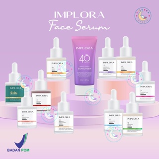 Image of IMPLORA Face Serum | Serum Wajah Acne | Brightening | Peeling | Midnight Serum Wajah BPOM (20ml)