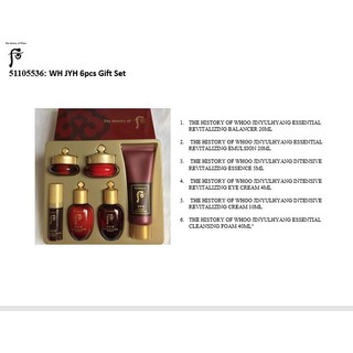 Set Whoo đỏ dưỡng da 6 món