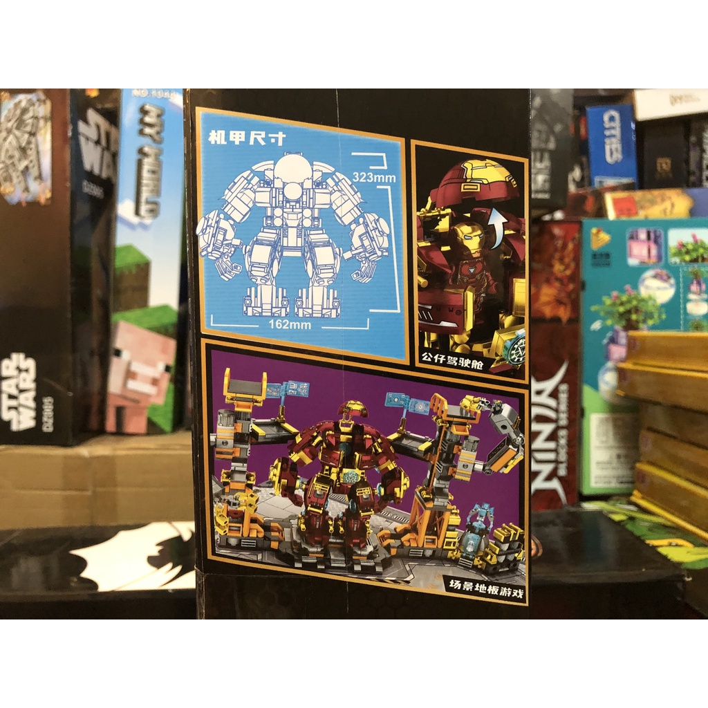 Xếp Hình Phòng Lab Của Iron Man Có Tấm Lót LY 76028