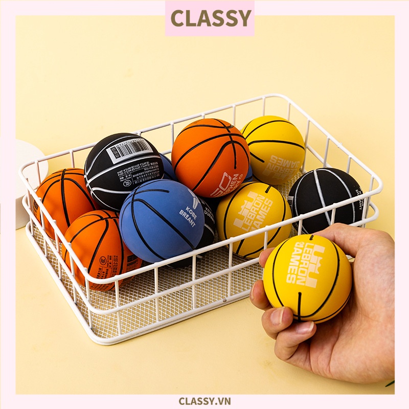 Bóng cao su cầm tay Classy, bóng đồ chơi đàn hồi cao cấp nhiều màu cùng họa tiết cute PK1320