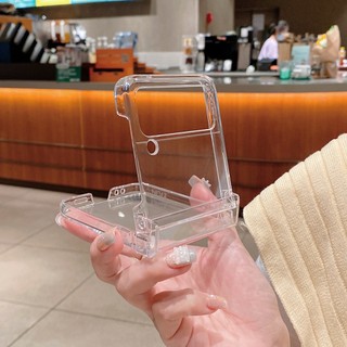 Ốp điện thoại bảo vệ toàn diện trong suốt HOCE zflip7 cho Samsung Galaxy Z Flip 3 / 4 / 5 / 6 / 7 5G Z Flip5 Zflip6 Vỏ chống sốc