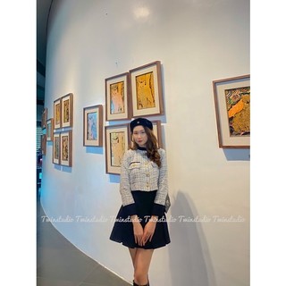 Set dạ tweed mùa đông