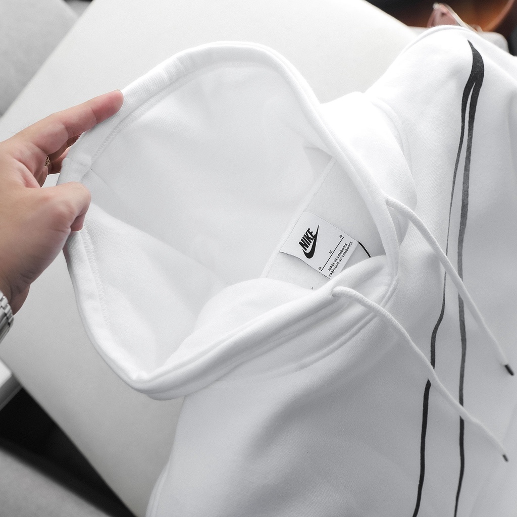 Áo hoodie thể thao chất nỉ bông dày mịn, phối logo cực chất N012