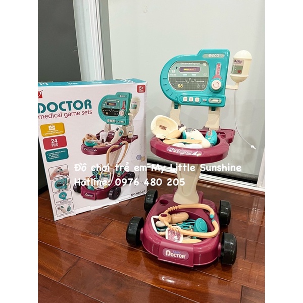 ĐỒ CHƠI XE ĐẨY BÁC SĨ CỠ LỚN CHO BÉ