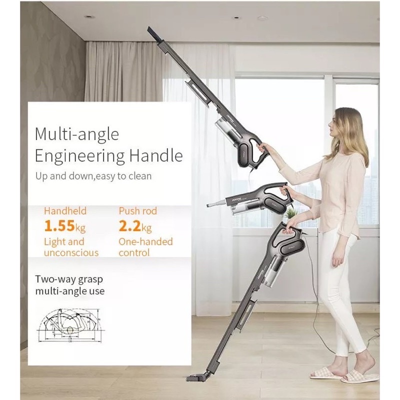 Máy Hút Bụi Deerma DX700S-DX700- Hàng Chính Hãng Bảo Hành 6 tháng