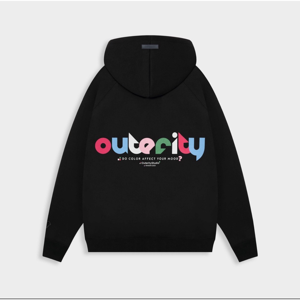 Áo hoodie Zip , áo nỉ kéo khóa Local Brand Outerity Signature Mẫu Chất