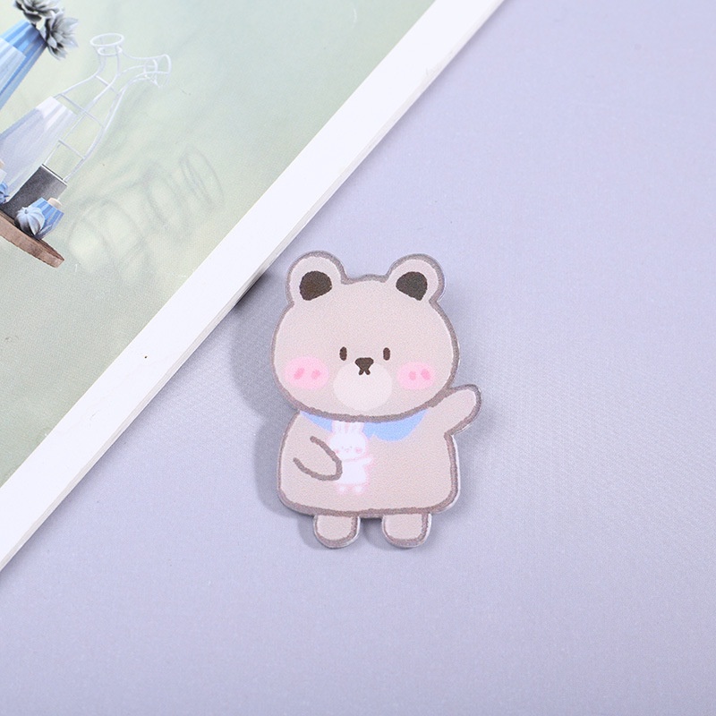 Trâm Cài Áo Hình Động Vật Hoạt Hình Dễ Thương