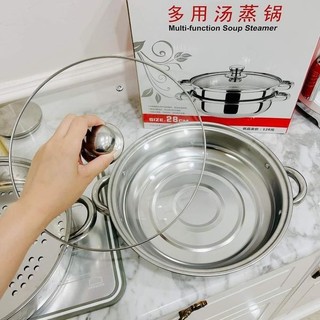 Nồi hấp inox 2 tầng đa năng