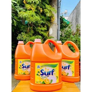 Nước rửa chén surf can 3,8kg hương tắc nhẹ nhàng
