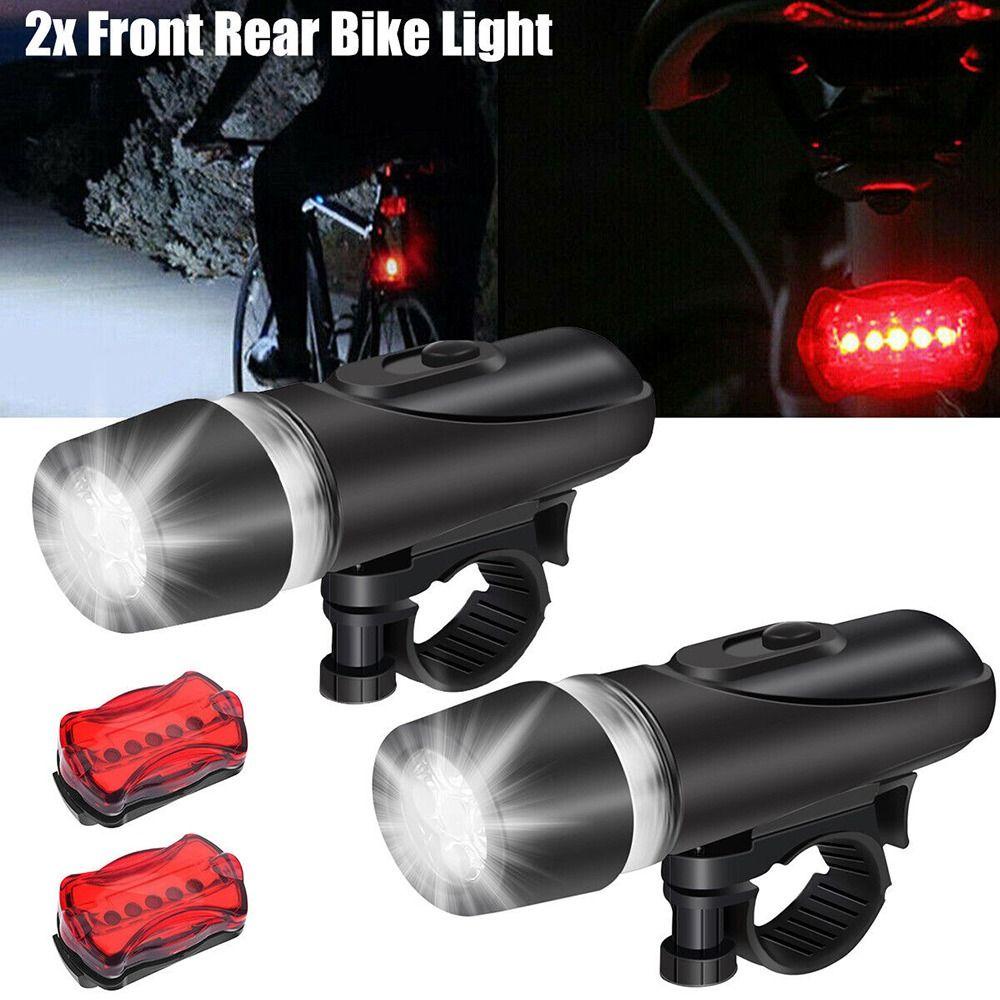 Bộ 2 Đèn LED Chống Thấm Nước MUVAKO Cho Xe Đạp Leo Núi