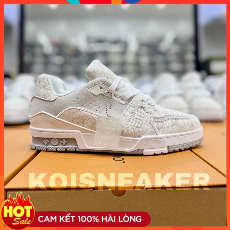 Giày Luôn Vui Tươi Trainer bản chuẩn box rút, màu trắng mới
