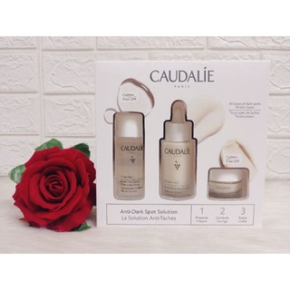 Set nám Caudalie Vinoperfect serum, tinh chất essence và kem dưỡng da giảm nám, tàn nhang, trắng sáng da