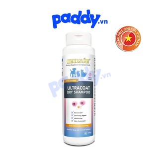 Phấn Tắm Khô Chó Mèo Natural Pet Ultracoat Dry Shampoo 100g