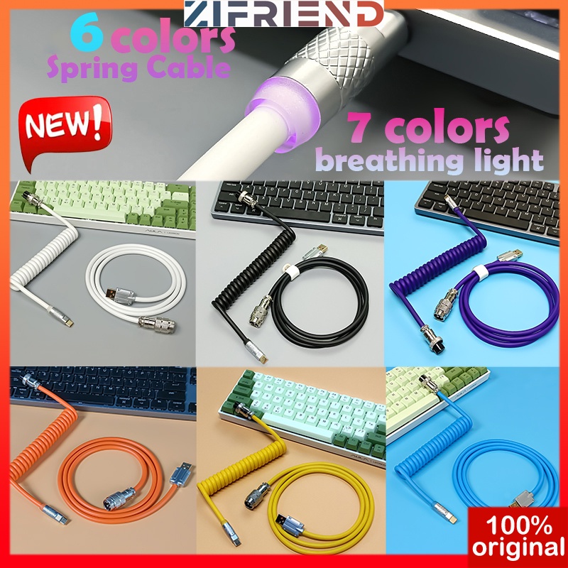 Dây Cáp Lò Xo 6mm Cho Bàn Phím Cơ