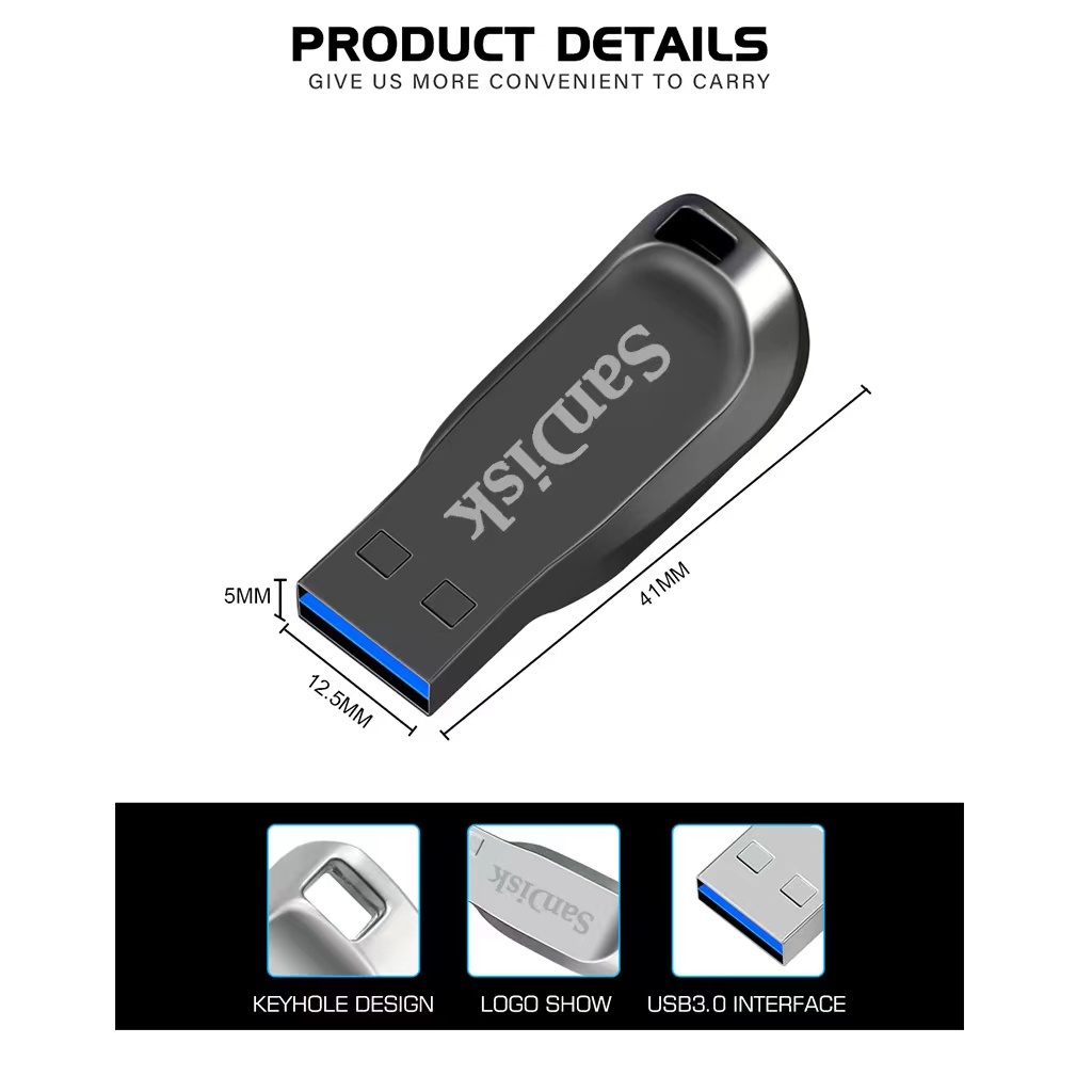 Usb 3.0 8gb 16gb 32gb, 64gb 128gb 256gb 512gb 1tb 2tb 1gb 2gb 4gb Chất Lượng Cao