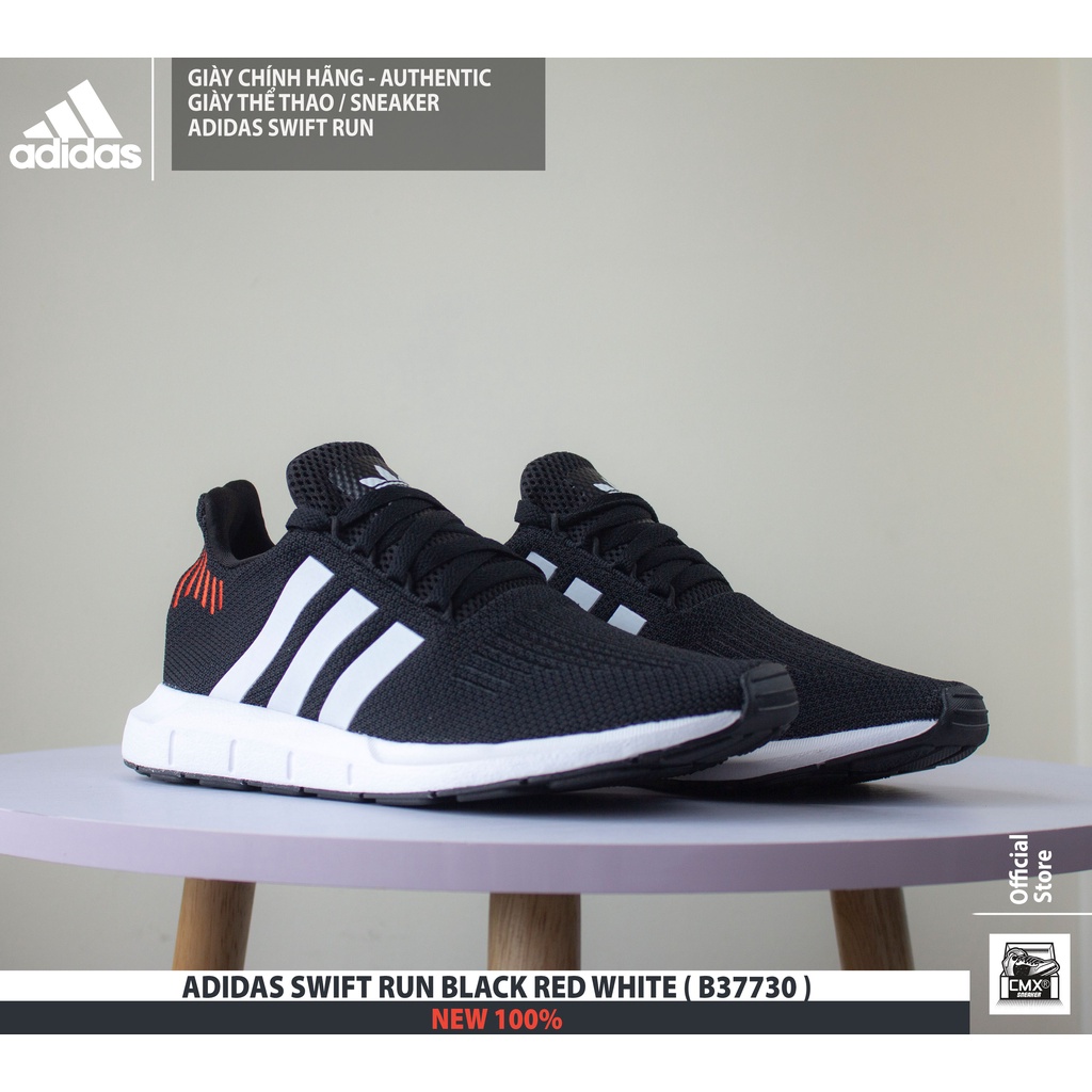 😘  Giày 𝘼𝒅𝙞𝒅𝙖𝒔 Swift Run WHITE BLACK + BLACK RED WHITE  - HÀNG CHÍNH HÃNG 100%