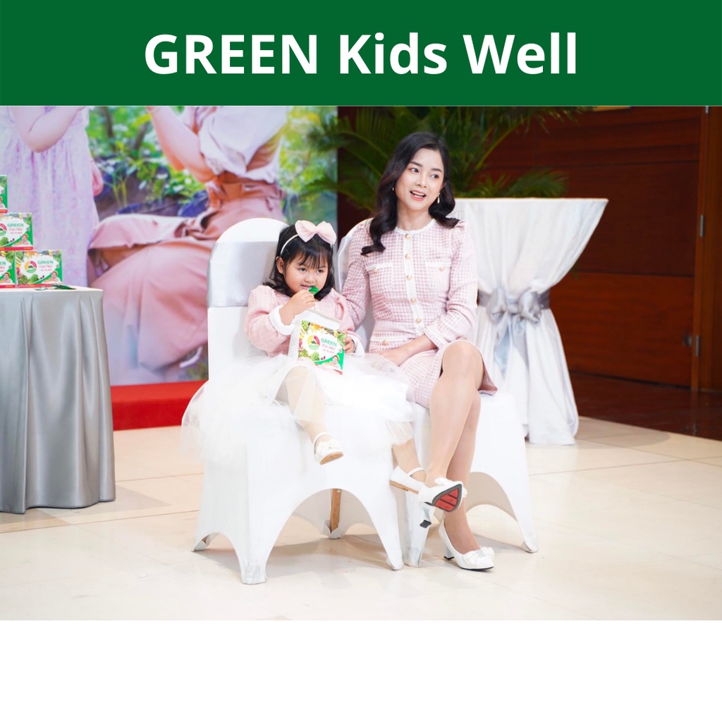 Thạch ăn dặm cho trẻ biếng ăn Green Kids Well - GL Plant (Hộp 30Gói x 10g) - Giúp trẻ ăn ngon, tăng cân tự nhiên