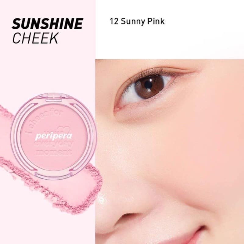 PHẤN MÁ HỒNG PERIPERA PURE BLUSHED SUNSHINE CHEEK