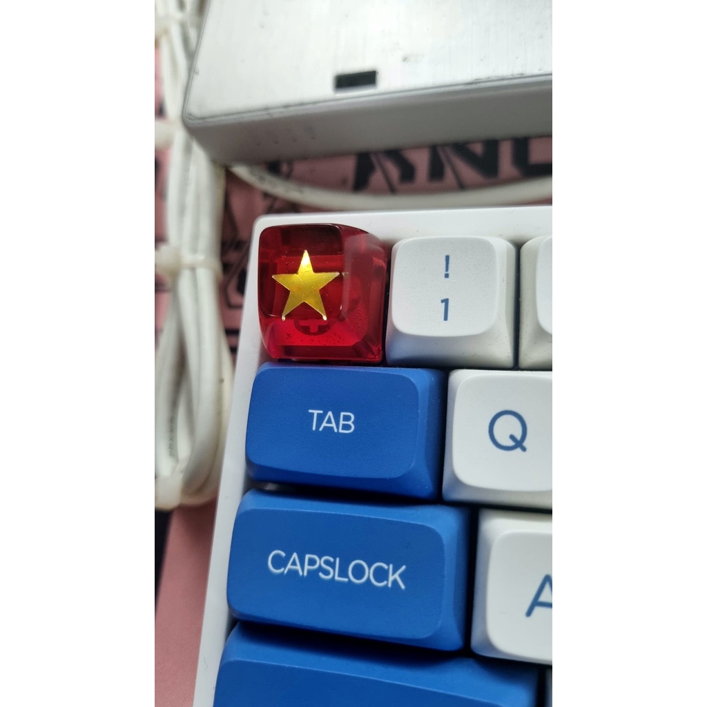 Keycap Resin Cờ đỏ sao vàng Việt Nam, Logo Đảng Cộng sản Việt Nam