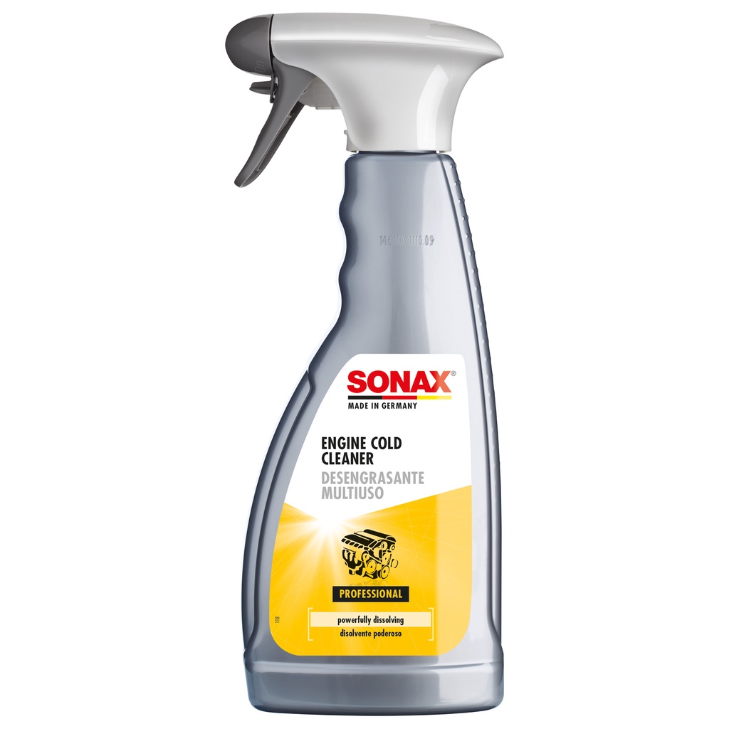 SONAX ENGINE COLD CLEANER (Rửa Khoang Máy Ô tô, Động cơ Xe máy, Các Chi Tiết)